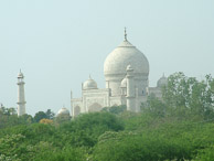 Agra - View from the Bedroom window !