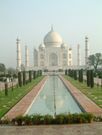 Agra - Taj Mahal (Note the reflection - well done Louise)