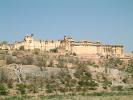 Jaipur - View of Amber Fort