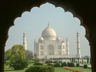 Agra - Arty photo  (taken from outside the toilets)