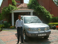 Delhi - Sukhbir and the Tata Safari