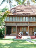 Kerala - Our apartment and guard dog